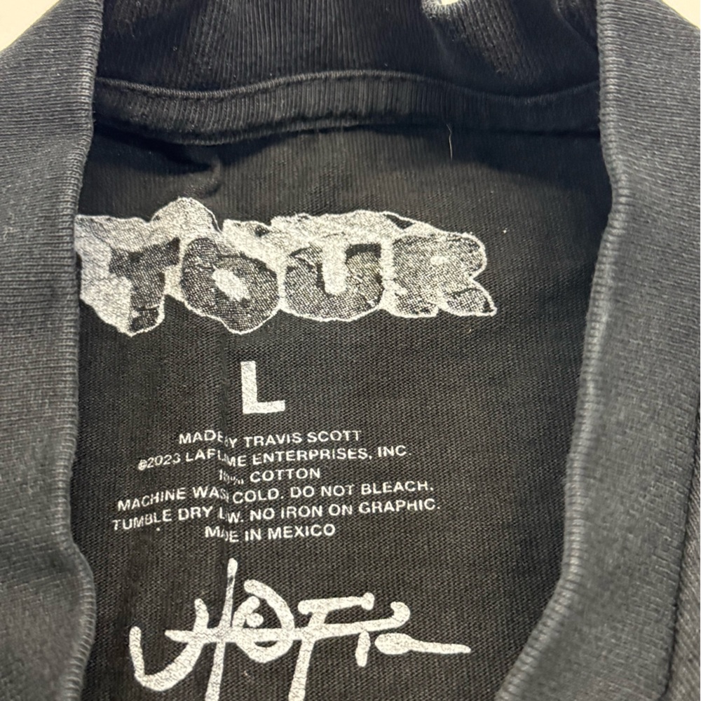 Travis Scott Black Panther Graphic Tee - Picture 3 of 5